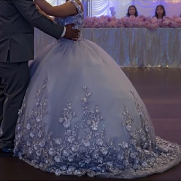 Lilac color quince dress - Picture 4 of 4